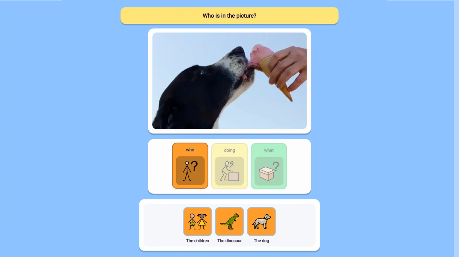 Colourful Semantics Early screenshot